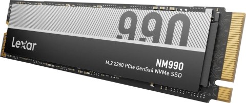 Lexar SSD | NM990 | 4000 GB | Format dysku SSD M.2 2280 | Interfejs dysku półprzewodnikowego PCIe Gen 5x4 | Prędkość odczytu 140