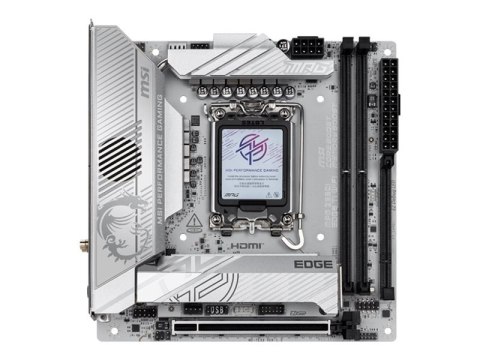 MSI MPG Z890I EDGE TI WIFI | Processor family Intel | Processor socket LGA1851 | Supported hard disk drive interfaces SATA, M.2 