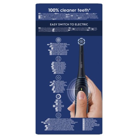 Oral-B Electric Toothbrush with Pressure sensor | iO2 | Rechargeable | For adults | Number of brush heads included 1 | Number of