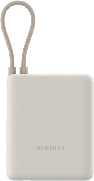 Power Bank Xiaomi 33W (zintegrowany kabel) | 10000 mAh | USB-C | Tan