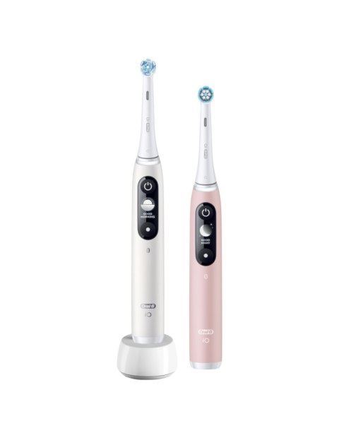 Elektryczna szczoteczka do zębów Oral-B | iO6 DuoPack | Akumulator | Dla dorosłych | Liczba główek szczoteczki w zestawie 2 | Li