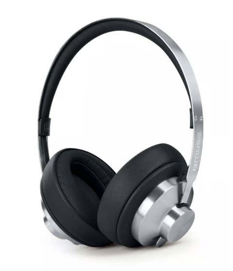 Słuchawki stereo Muse | M-298 SBL | Bluetooth | ANC | Czarny/Srebrny