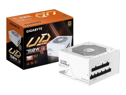 Zasilacz GIGABYTE UD750GM PG5 V2 ICE 750W - Wysoka wydajność i niezawodność od Gigabyte