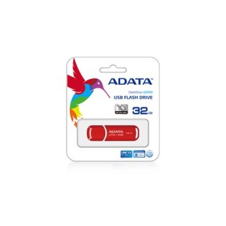 ADATA | UV150 | 32 GB | USB 3.0 | Czerwony - Pamięć USB 3.0 o Pojemności 32 GB z Gwarancją 24 Miesiące