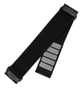 Stały | Sportowy pasek do Garmin QuickFit 22mm | 160-210 mm | Czarny | Nylon