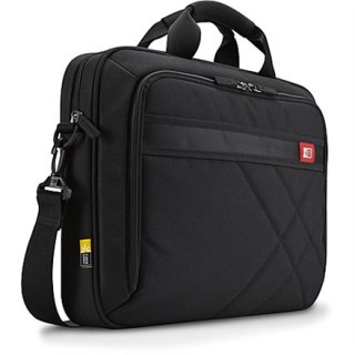 Case Logic | Pasuje do rozmiaru 15 " | DLC115 | Messenger - Briefcase | Czarny | Pasek na ramię
