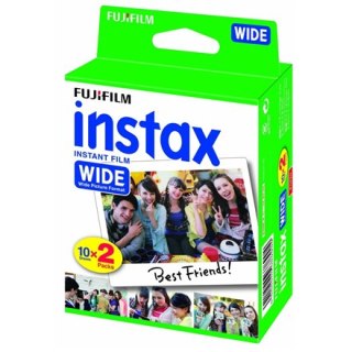 Folia Fujifilm Instax Wide Glossy (10plx2) | 108 x 86 mm | Pakiet 20 szt. | Gwarancja 24 m-ce
